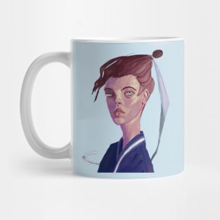 samurai woman Mug